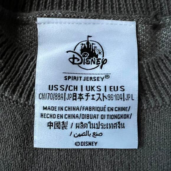 Club 33 Cashmere Blend Sweater • NWT • Disney Exclusive • Size Small • Gray - Picture 5 of 5